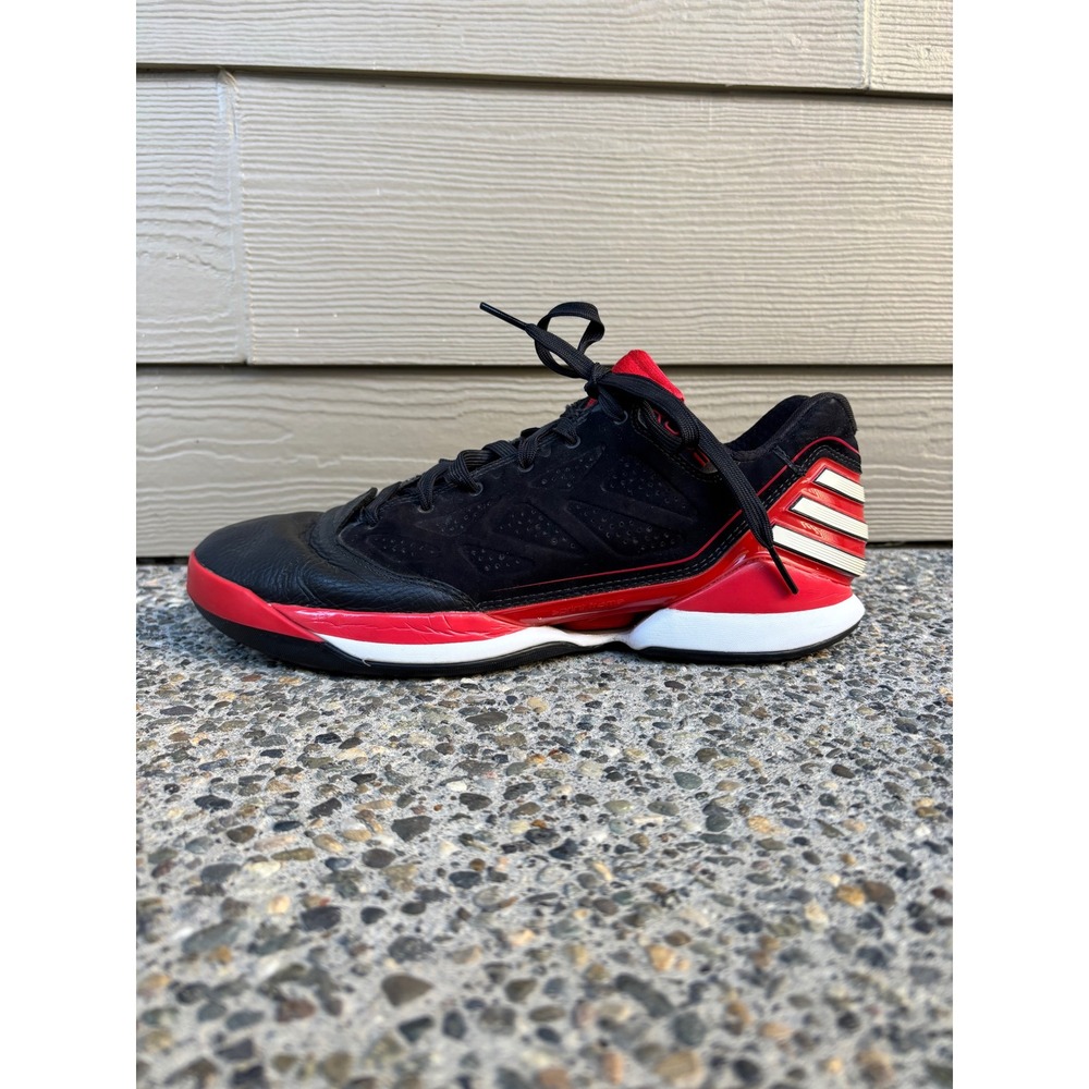 Men's adidas Rose 2.5 Low Chicago Bulls 'Away' Black/Red Basketball Size 12.5 - Picture 3 of 11